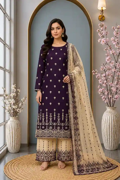 Almir — Embroidered Linen 3Pc