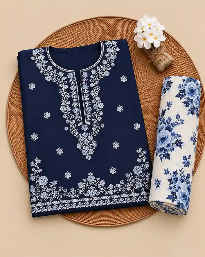 AMRAH — Dhanak Embroidered 2Pc